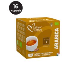 16 Capsule Italian Coffee Arabica - Compatibile Dolce Gusto
