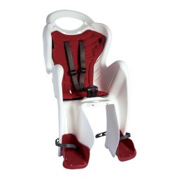 Scaun bicicleta Mr Fox Standard B-Fix pentru copii pana la 22kg - White