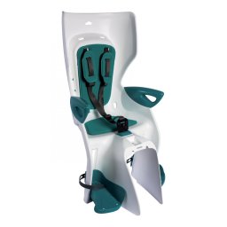 Scaun bicicleta Bellelli Summer Standard B-Fix pentru copii pana la 22kg - White Turquoise