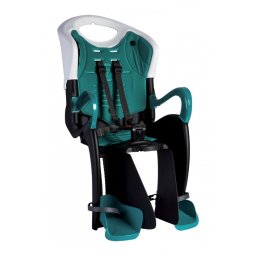 Scaun bicicleta Bellelli Tiger Clamp pentru copii pana la 22kg - White Turquoise