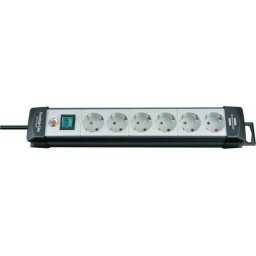 Prelungitor Brennenstuhl Premium-Line, 6-way power strip (black / gray, 5 meters)