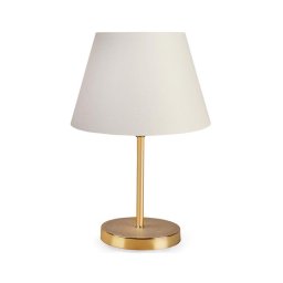 Lampă de masă AYD 1xE27/60W/230V albă/aurie