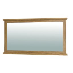 Oglinda perete rama mdf alb stejar grand Leon 128x5x71 cm