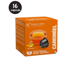 16 Capsule Italian Coffee Musetel si Miere - Compatibile Dolce Gusto