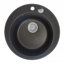 Chiuveta granit ALYA 1B Ø49 Negru