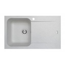 Chiuveta soft compozit Pyramis Level DUROTHEK 1B1D ST ALB