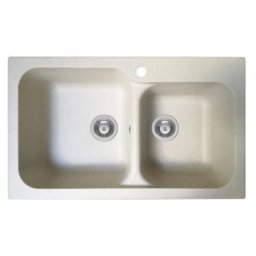 Chiuveta soft compozit Pyramis Twin DUROTHEK 1&3/4B