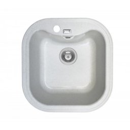 Chiuveta soft compozit Pyramis Square DUROTHEK 1B ALB