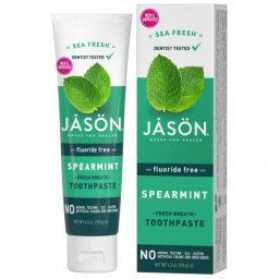 Pasta de dinti Sea Fresh, fara fluor, pentru intarirea dintilor, 170 g, Jason