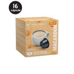 16 Capsule Italian Coffee Macaroon - Compatibile Dolce Gusto