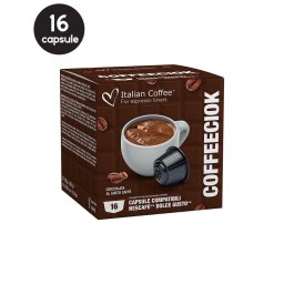 16 Capsule Italian Coffee Coffeeciok - Compatibile Dolce Gusto