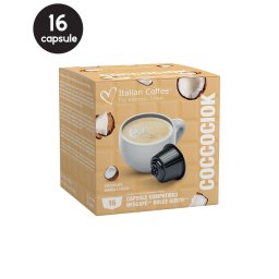 16 Capsule Italian Coffee Coccociok - Compatibile Dolce Gusto