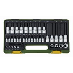 Trusa speciala pentru suruburi TORX si HEX, Proxxon 23290, 41 piese