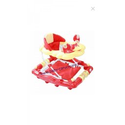 Premergător balansoar Baby Care ratusca- rosu