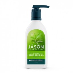 Gel de dus hipoalergenic, relaxant cu ulei din seminte de Cannabis, Jason, 887 ml