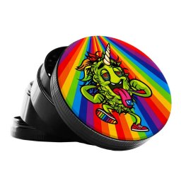 Best Buds Grinder LSD aluminiu aerospatial negru 4 Parti Ø50mm