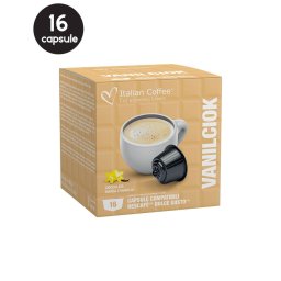 16 Capsule Italian Coffee Vanilciok - Compatibile Dolce Gusto