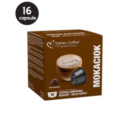 16 Capsule Italian Coffee Mokaciok - Compatibile Dolce Gusto