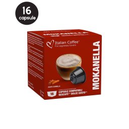 16 Capsule Italian Coffee Mokanella - Compatibile Dolce Gusto