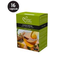 16 Capsule Italian Coffee Ceai Lamaie - Compatibile Lavazza Firma