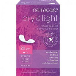 Absorbante light pentru incontinenta urinara, Natracare, 20 buc