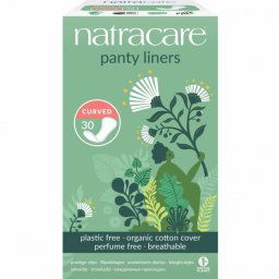 Protej slip curved/curbate, Natracare, 30 buc