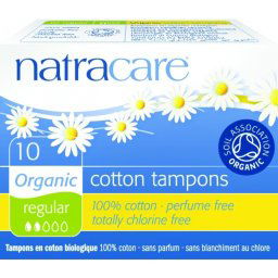 Tampoane normal din bumbac organic, Natracare, 10 buc