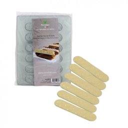 Matrite Plastic Decor Ciocolata pentru Eclair, Set 6 Buc, 36 Decoruri