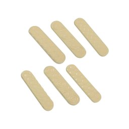 Matrite Plastic Decor Ciocolata pentru Eclair Mignon, Set 6 Buc, 72 Decoruri