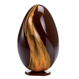 Oua 3D O 11,5 x H18.5 cm - Set 2 Matrite Plastic Ciocolata