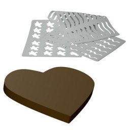 Sablon Silicon Inimioare - 48 decoruri O 3.5 cm