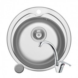 SET KIBA Inox + SERENO Pyramis 100053801SET2