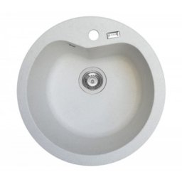 Chiuveta soft compozit Pyramis Round DUROTHEK 1B ALB