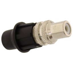 Conector RCA (mamă) prin compresie pentru cablu coaxial RG59/RG6/RG6 Quad, 75 Ohm, CAP SYSTEM