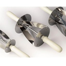 Cutit Inox Croissant, Dimensiuni Triunghiuri Baza 18 x H 14 cm