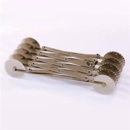 Cutit Inox Extensibil cu Lame Circulare, 5 Netede si 5 Festonate