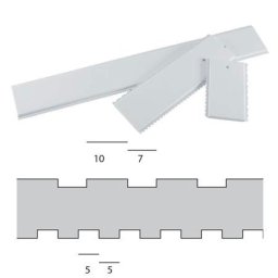 Pieptene Decorare, 2 Modele Decor cu Latimi, 5 si 7 mm, Material Plastic, L 70 cm