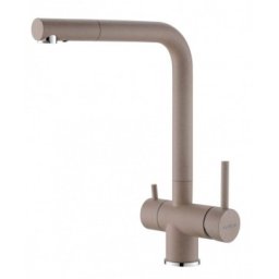 Baterie chiuveta bucatarie Alveus AQUILA G55 beige, 3 cai