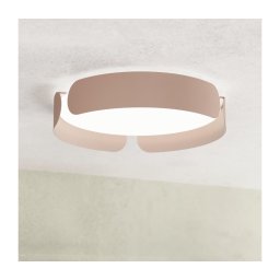 Eglo 99623 - Plafonieră LED VALCASOTTO, 20W, 230V, Ø 37 cm, maro