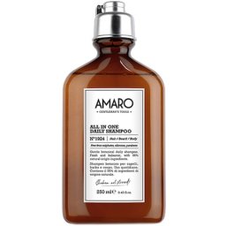 Sampon pentru utilizare zilnica pentru par, barba si corp Farmavita Amaro All In One Daily Shampoo , 250 ml