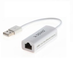 Savio CL-24 cable gender changer USB RJ-45 White