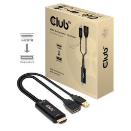 ADAPTOR ACTIV HDMI 2.0 LA DISPLAYPORT 1.2 4K60HZ HDR M/F Negru