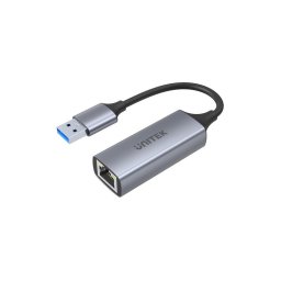 UNITEK U1309A cable gender changer USB A RJ45 Grey