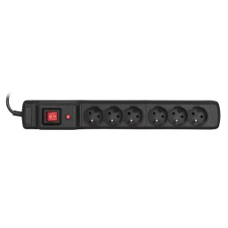 Prelungitor 10A, 2300W, 1.5m, Negru