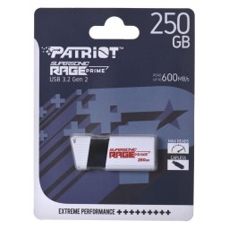 Memorie USB Supersonic Rage Prime 250GB USB 3.2 Alb