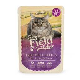 Sam's Field True Meat Fillets - Turkey & Carrot 85 g