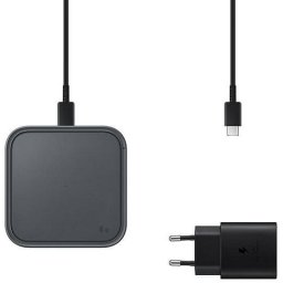 Stand de birou incarcare USB-C Qi 15W Gri