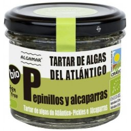 Tartar de alge cu catraveti murati si capere bio 100g Algamar