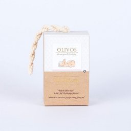 Sapun natural pentru bebelusi cu ulei de masline 100%, Olivos, 100 g