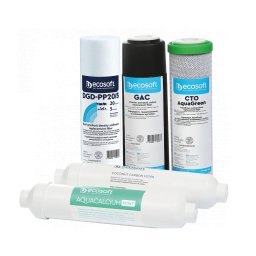 Set 5 filtre de schimb Osmoza Inversa Ecosoft AquaCalcium Mint